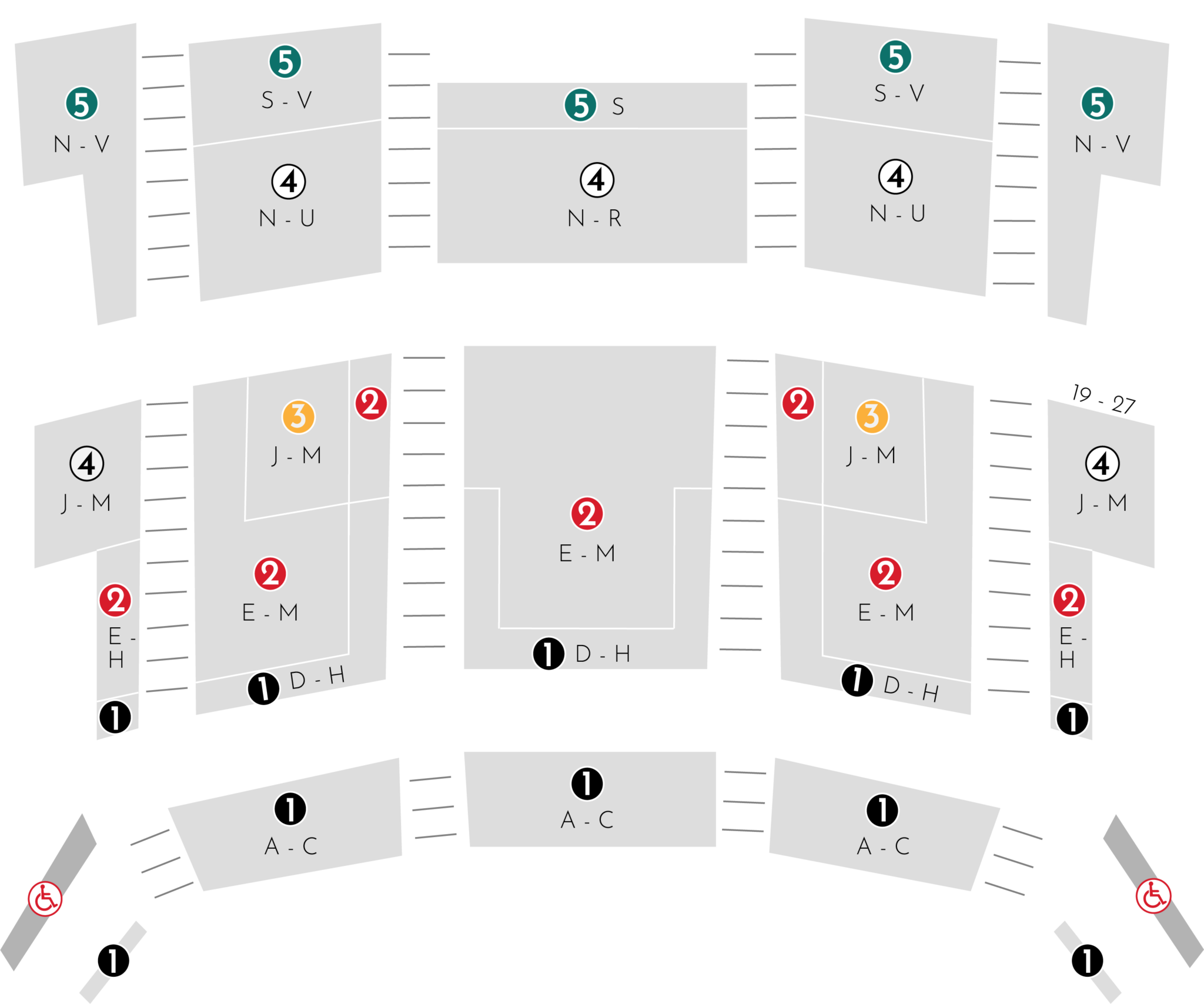 Seating Chart Pensacola Opera